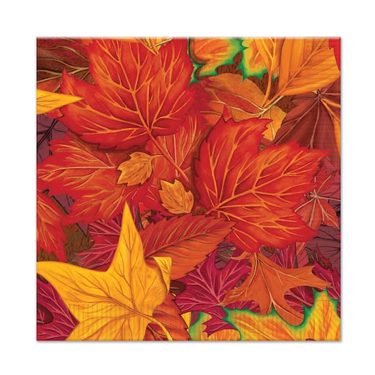 Beistle Fall Leaf Beverage Napkins, 32ct.
